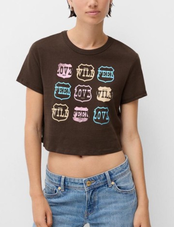 Top Bershka, maro