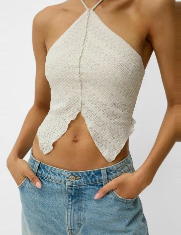 Top Bershka, crem