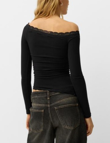 Bluză Bershka, negru