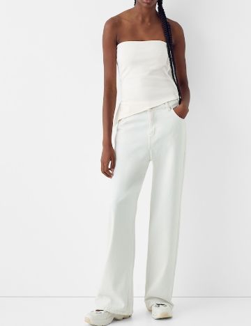 Top Bershka, crem