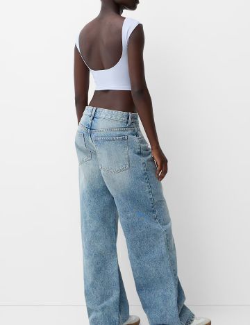 Top Bershka, alb