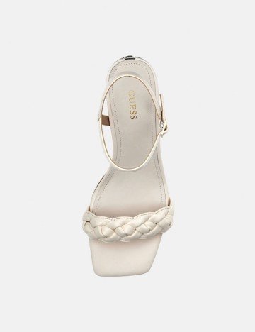 Sandale Cu Toc Guess, alb