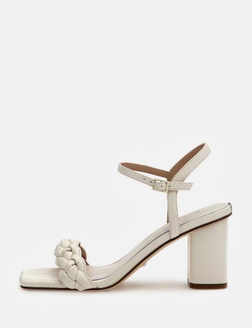 Sandale Cu Toc Guess, alb