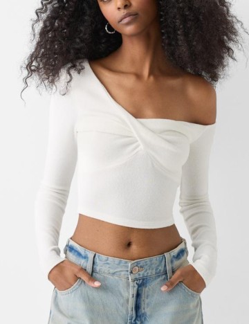 Top Bershka, crem