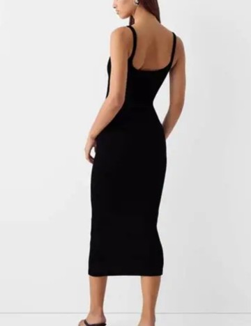 Rochie midi Bershka, negru