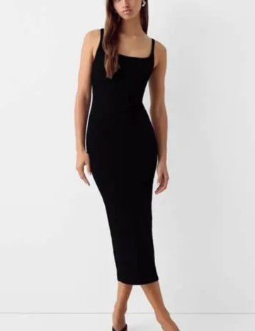 Rochie midi Bershka, negru