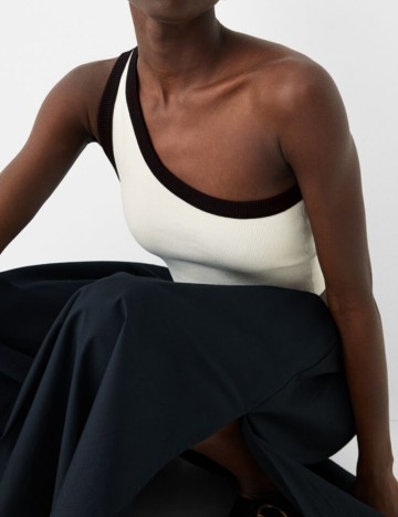 Top Bershka, crem