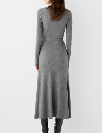 Rochie maxi Bershka, gri
