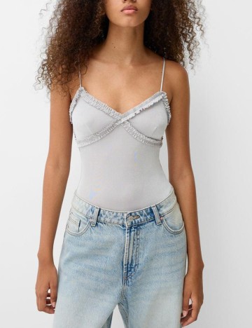Body Bershka, gri