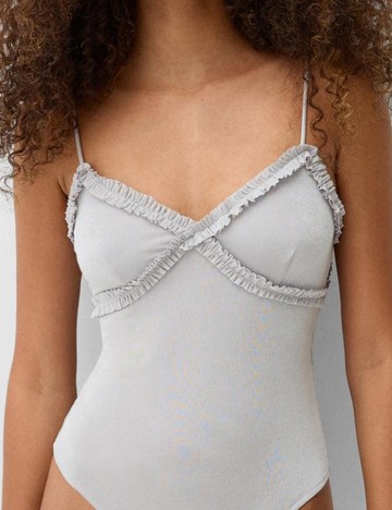 Body Bershka, gri