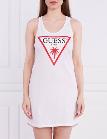 Rochie mini Guess, alb