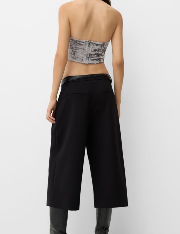 Top Bershka, gri
