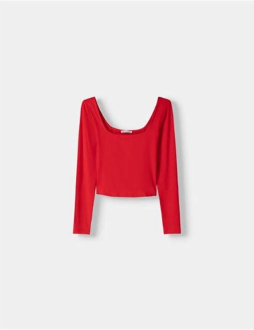 Bluză Bershka, roșu