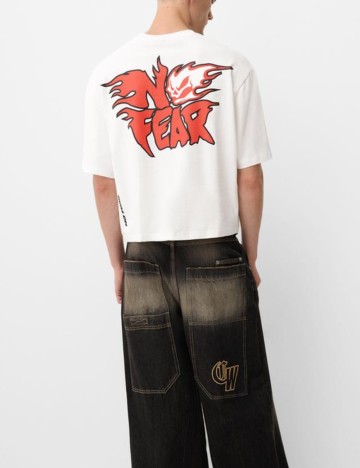 Tricou Bershka, alb