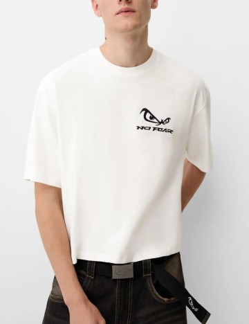 Tricou Bershka, alb