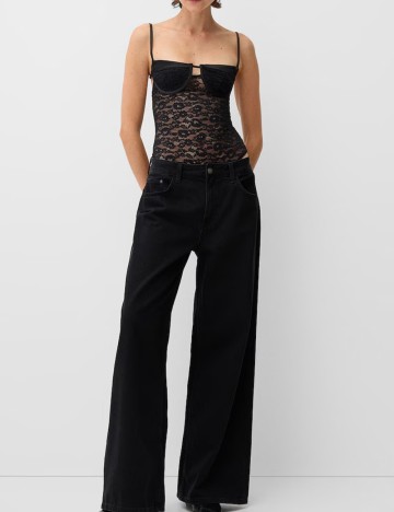 Body Bershka, negru