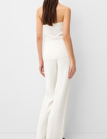 Top Bershka, alb