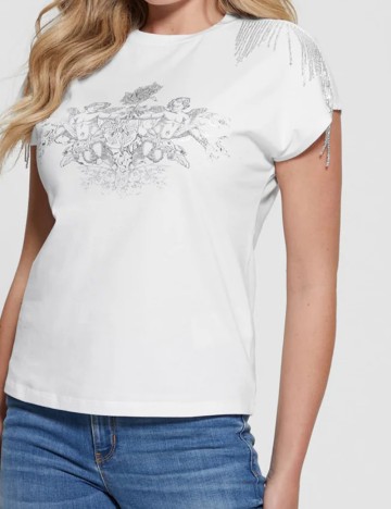Tricou Guess, alb