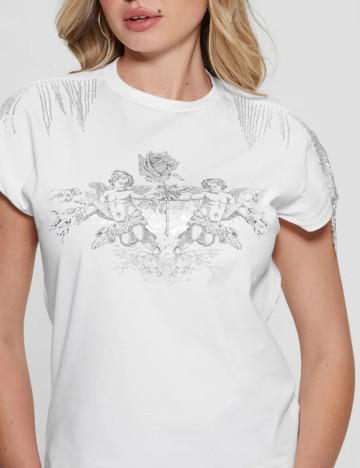 Tricou Guess, alb
