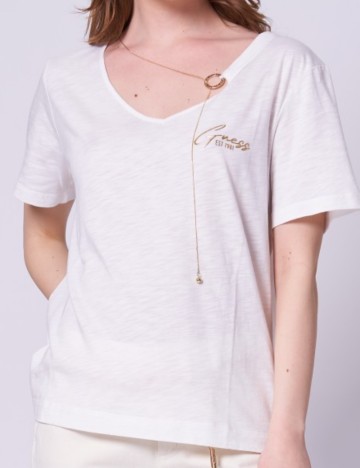 Tricou Guess, alb
