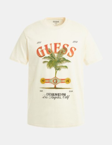 Tricou Guess, crem