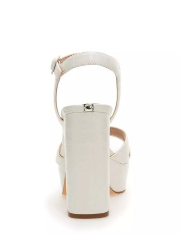 Sandale Cu Toc Guess, alb
