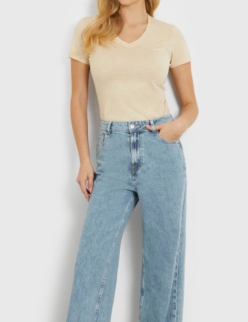 Tricou Guess, bej