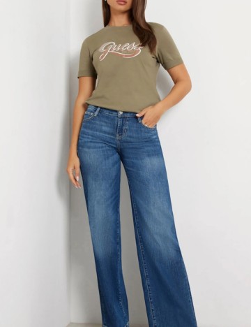 Tricou Guess, kaki