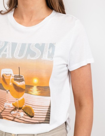 Tricou Guess, alb