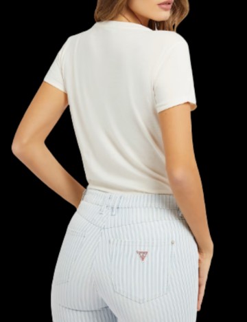 Tricou Guess, crem