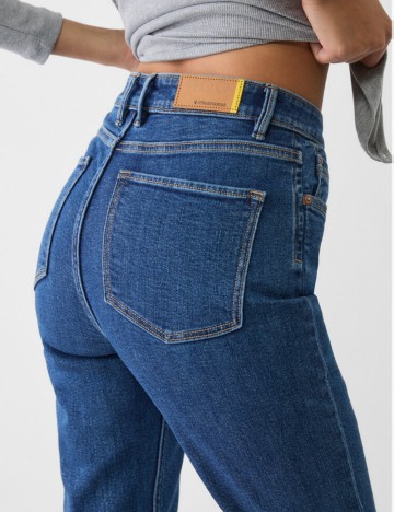 Jeans Stradivarius, albastru