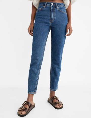 Jeans Stradivarius, albastru