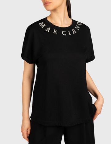 Tricou Guess MARCIANO, negru