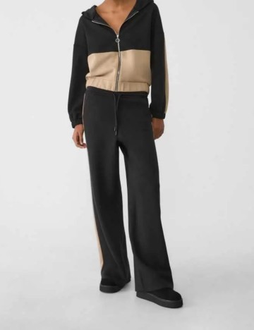 Pantaloni Stradivarius, negru