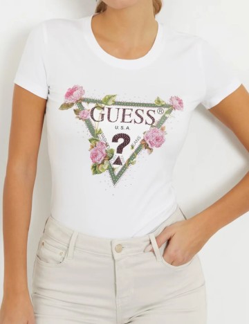 Tricou Guess, alb