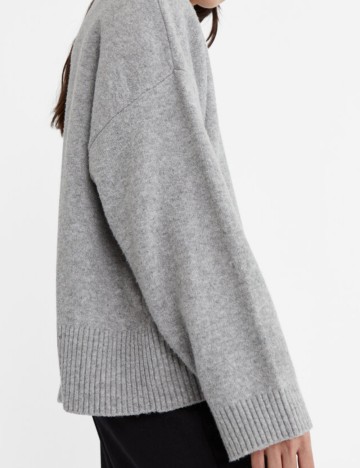 Pulover Stradivarius, gri