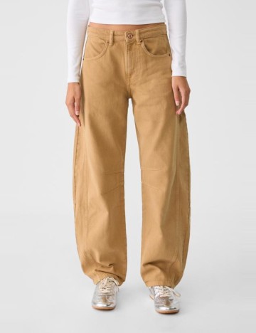 Jeans Bershka, bej