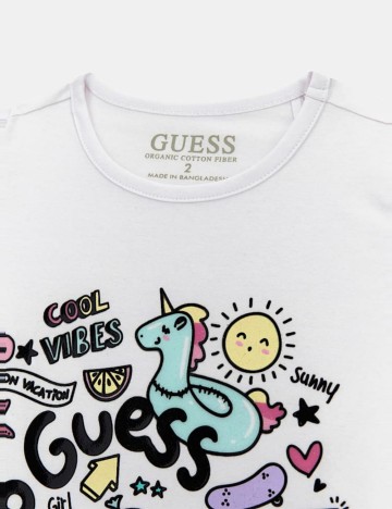 Tricou Guess, alb