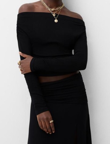 Bluză Bershka, negru