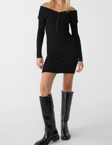 Rochie mini Stradivarius, negru