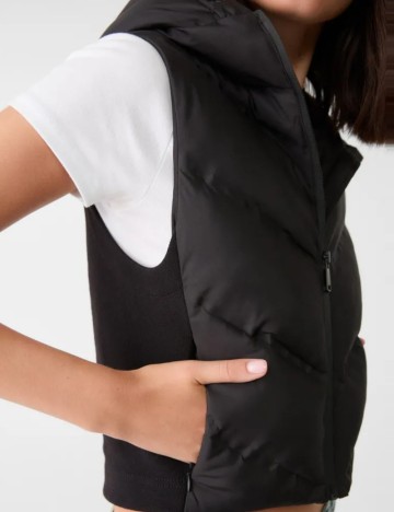Vestă Stradivarius, negru
