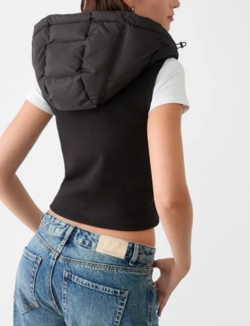 Vestă Stradivarius, negru