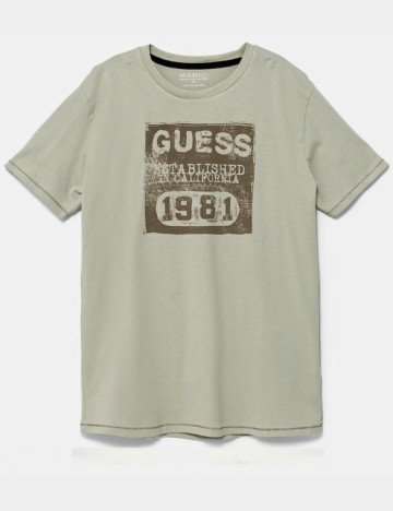 Tricou Guess, kaki