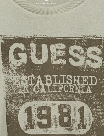 Tricou Guess, kaki