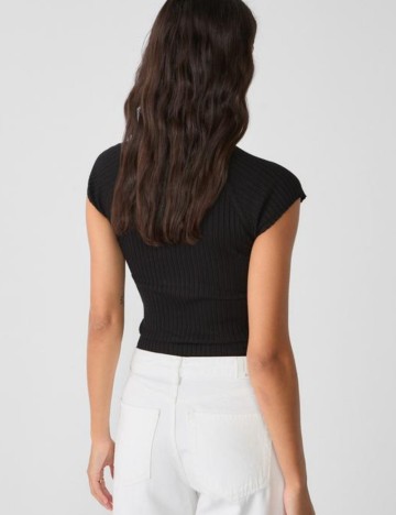 Tricou Stradivarius, negru