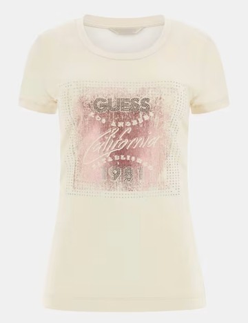 Tricou Guess, crem