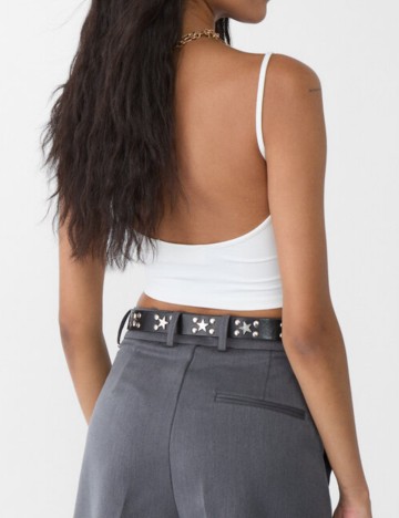 Top Stradivarius, alb