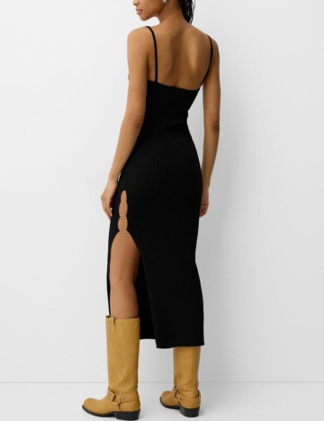 Rochie midi Bershka, negru