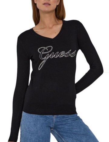 Bluză Guess, negru