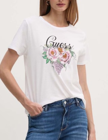 Tricou Guess, alb